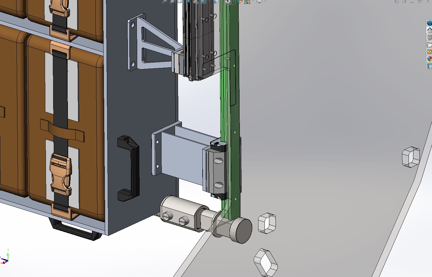 月球通道货物包装和储存